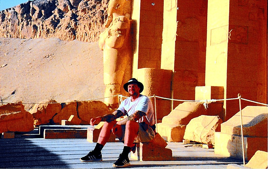 Tristan Kogler on his travels in Egypt